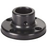 Werma Mounting Base with Tube, Surface Mount Type, Black Aluminium Housing, 70mm Base Diameter, 31mm Height 975.840.91