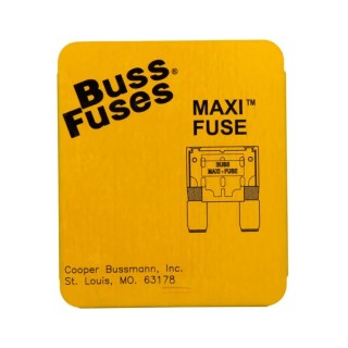 Eaton 50A Red Plastic Body Non-Indicating Maxi Blade Fuse, 32V DC MAX-50