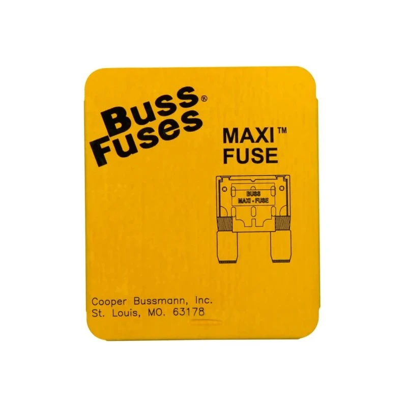 Eaton 50A Red Plastic Body Non-Indicating Maxi Blade Fuse, 32V DC MAX-50