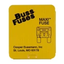 Eaton 50A Red Plastic Body Non-Indicating Maxi Blade Fuse, 32V DC MAX-50