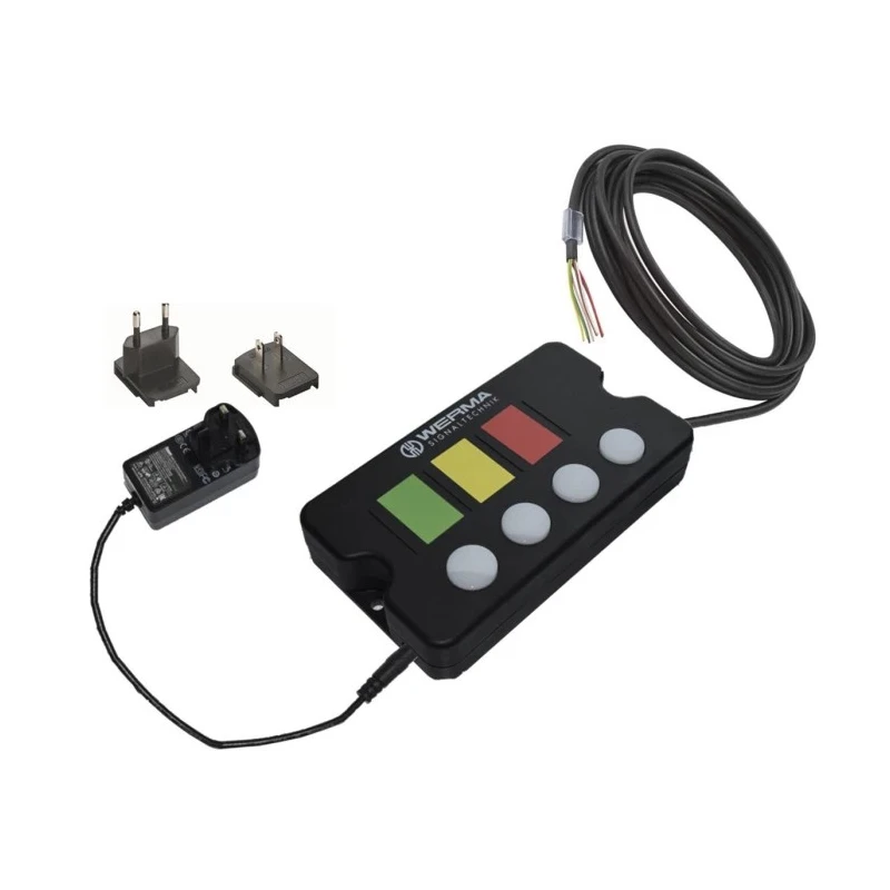 Werma Andon SmartBOX Series Andon Box Kit No Sounder Component 4 Lights 250V ac Base 860.000.09