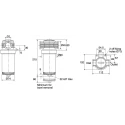Parker UCC Polyethylene Terephthalate In-line Water Filter 1 in, 120L/min Flow Rate S.760005