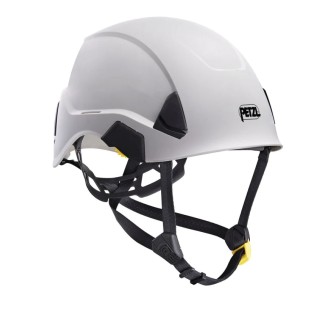 Petzl STRATO White Safety Helmet with Adjustable Chin Strap, ABS Material, Centerfit and Flip Fit Systems A020AA00