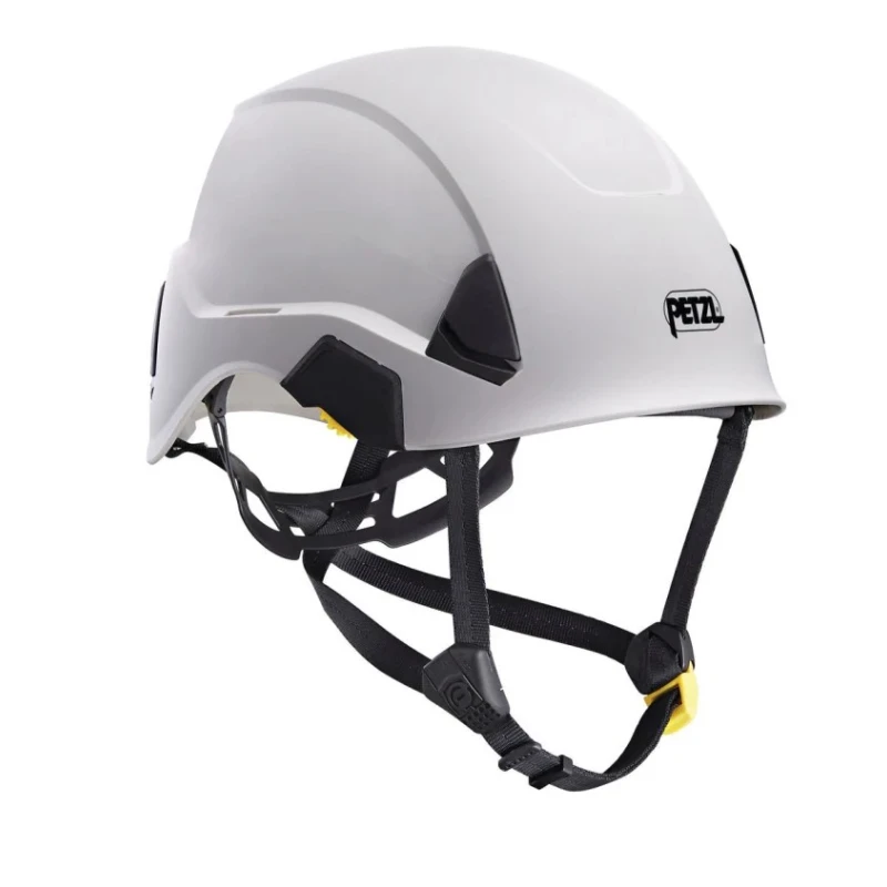 Petzl STRATO White Safety Helmet with Adjustable Chin Strap, ABS Material, Centerfit and Flip Fit Systems A020AA00