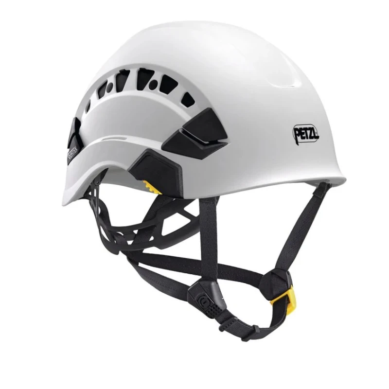 Petzl White Ventilated Adjustable Safety Helmet with Chin Strap A010CA00