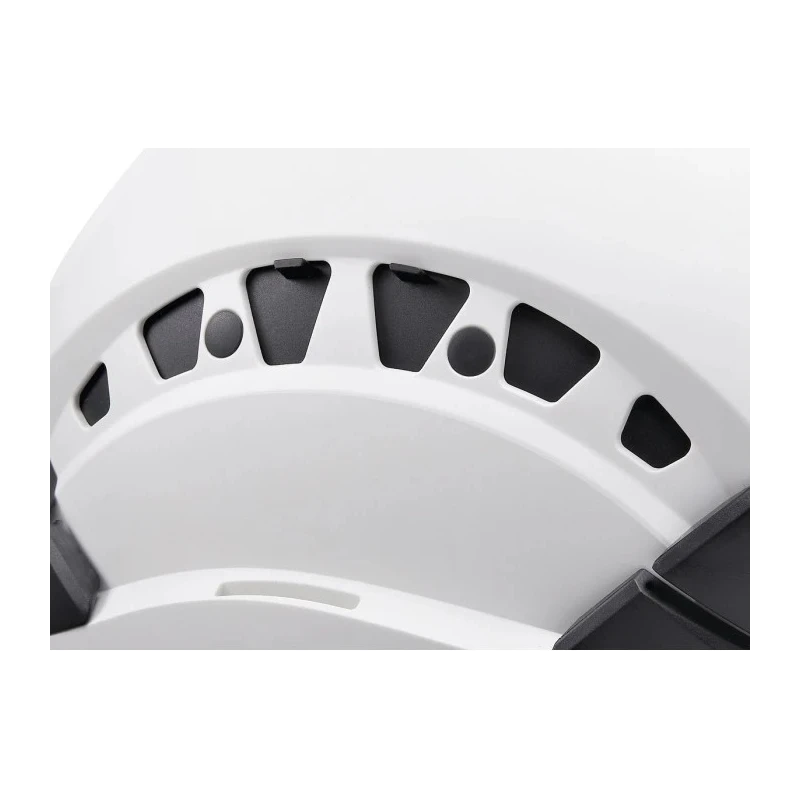 Petzl White Ventilated Adjustable Safety Helmet with Chin Strap A010CA00
