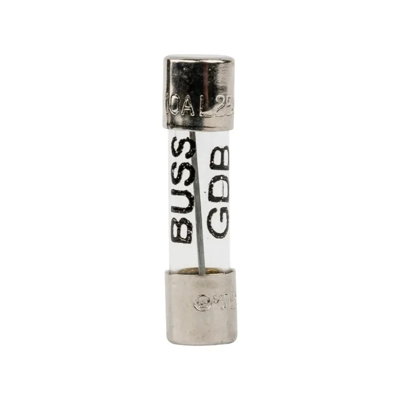 Eaton 10A Fast Acting Glass Cartridge Fuse, 5 x 20 mm, 250V AC GDB-10A