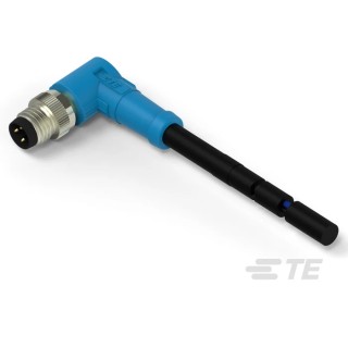 TE Connectivity Male 3 way Right Angle to Unterminated 3 way Free End Sensor Actuator Cable 60V 500mm T4061210003-001