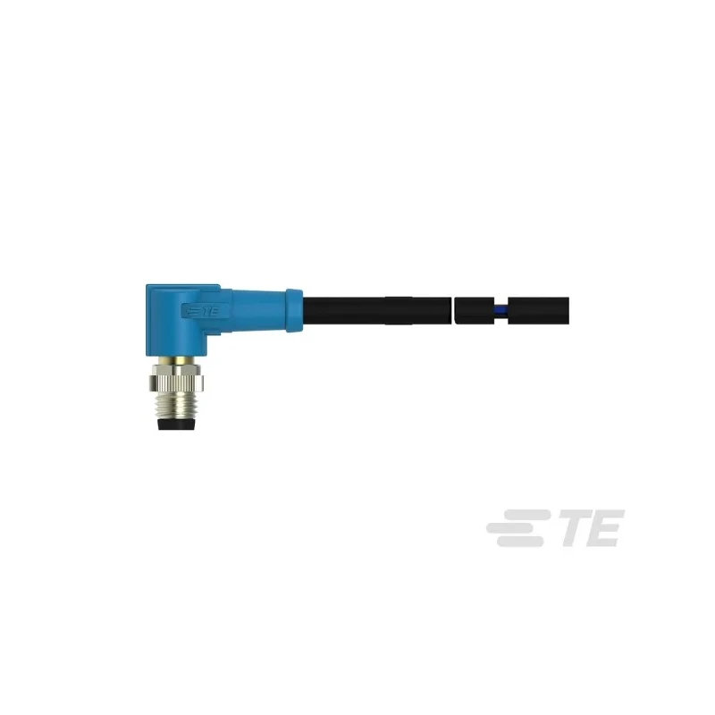 TE Connectivity Male 3 way Right Angle to Unterminated 3 way Free End Sensor Actuator Cable 60V 500mm T4061210003-001