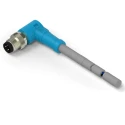 TE Connectivity Sensor Actuator Cable 3 Contacts M8 Male Right Angle to 3 Way Unterminated, Polyurethane T4061220003-002