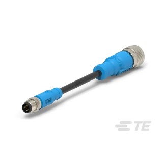 TE Connectivity Sensor Actuator Cable Male 4 Way Straight to Female 4 Way Straight 500 mm T4052117004-001