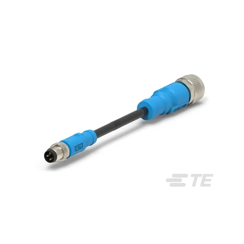 TE Connectivity Sensor Actuator Cable Male 4 Way Straight to Female 4 Way Straight 500 mm T4052117004-001