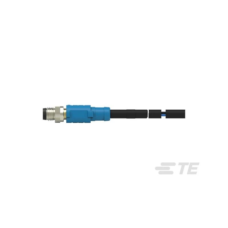 TE Connectivity Sensor Actuator Cable Male 4 Way M8, Straight to Unterminated Free End, 500mm T4061110004-001