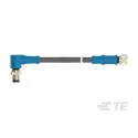 TE Connectivity Male/Female 3 Way Right Angle to 3 Way Straight Sensor Actuator Cable 500 mm T4062223003-001