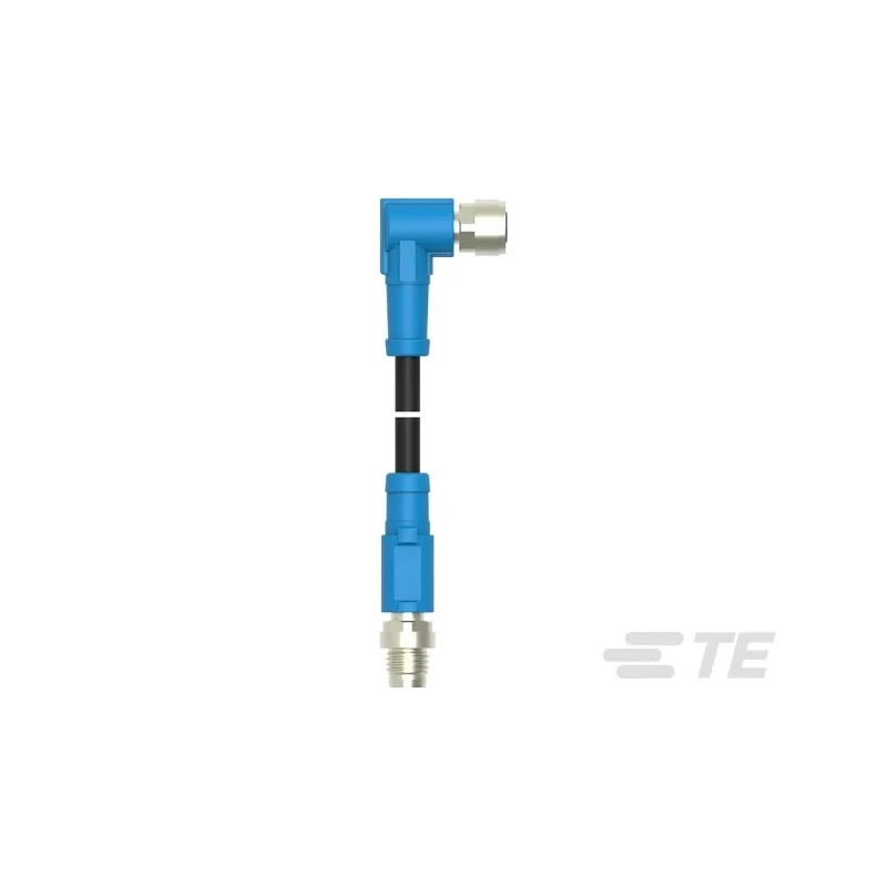 TE Connectivity Male/Female 3 Way Right Angle to 3 Way Straight Sensor Actuator Cable 60V 500mm T4052114003-001