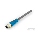 TE Connectivity Sensor Actuator Cable Male 5 way Straight to 5 way Unterminated 60V PVC Grey Jacket 500mm T4161120005-001