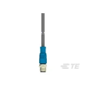 TE Connectivity Sensor Actuator Cable Male 5 way Straight to 5 way Unterminated 60V PVC Grey Jacket 500mm T4161120005-001