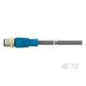 TE Connectivity Male 5 Way Straight to 5 Way Unterminated Sensor Actuator Cable, 5000 mm T4161120005-005