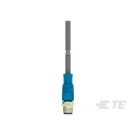 TE Connectivity Male 5 Way Straight to 5 Way Unterminated Sensor Actuator Cable, 5000 mm T4161120005-005