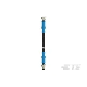 TE Connectivity Male/Female 3 way Straight to 3 way Straight Sensor Actuator Cable 500 mm T4062113003-001