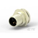 TE Connectivity Circular Connector 4 Contacts Rear Mount M12 Plug Male IP67 Polymer Housing 63V 16A T4140L12051-000