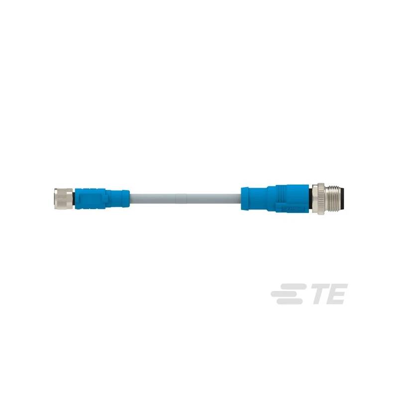 TE Connectivity Sensor Actuator Cable Female 3 way Straight to Male 3 way Straight, 1 m T4052325003-002