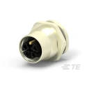 TE Connectivity Circular Connector 3 Contacts Rear Mount M12 Socket Female IP67 Polymer Housing T4141L12041-000