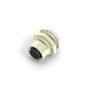 TE Connectivity Circular Connector, 8 Contacts, Rear Mount M12 Socket Female, Nylon Housing, IP67 Rated T4131012081-000