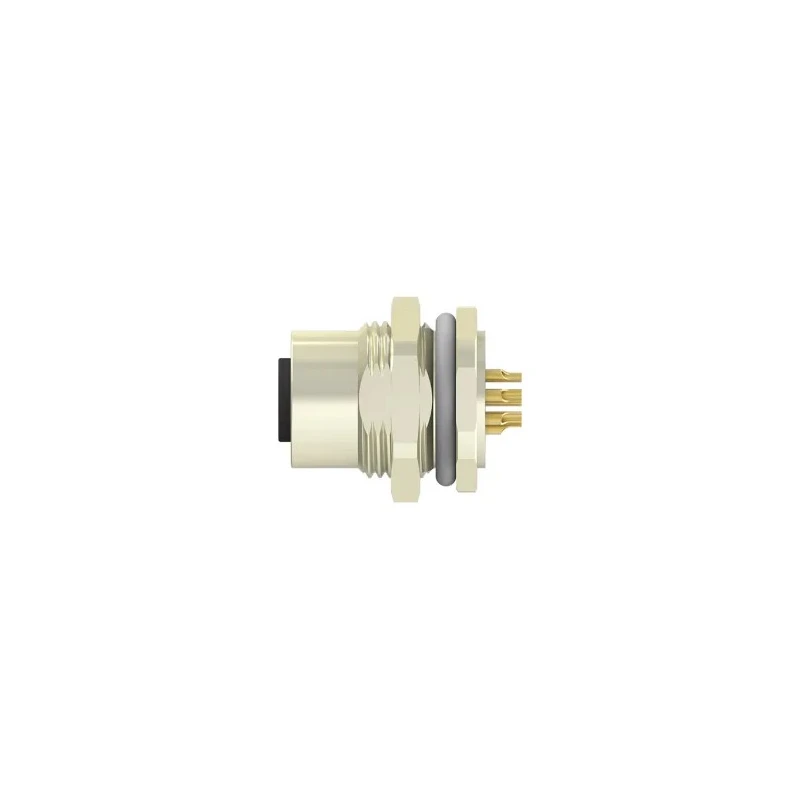 TE Connectivity Circular Connector, 8 Contacts, Rear Mount M12 Socket Female, Nylon Housing, IP67 Rated T4131012081-000