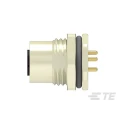 TE Connectivity Circular Connector 3 Contacts Rear Mount M12 Socket Female IP67 Polymer Housing T4141L12041-000