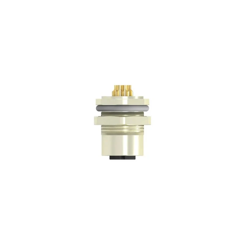 TE Connectivity Circular Connector, 8 Contacts, Rear Mount M12 Socket Female, Nylon Housing, IP67 Rated T4131012081-000