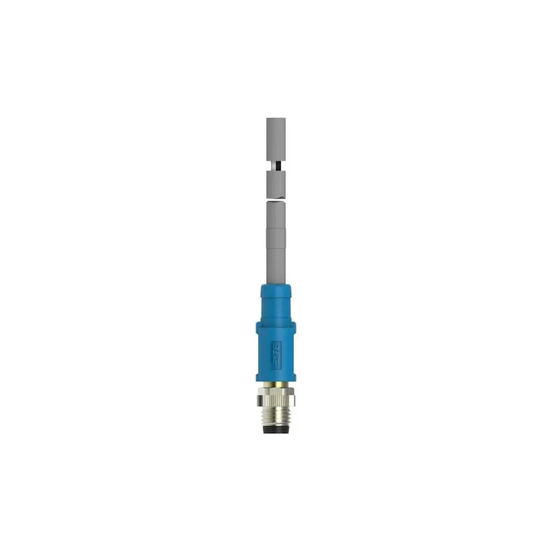 TE Connectivity Male 4 Way M8 Straight to Unterminated 4 Way Free End Sensor Actuator Cable 5000mm T4061120004-005