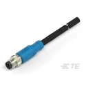 TE Connectivity Sensor Actuator Cable Male 4 way M8, Straight to 4 way Unterminated, 3 m T4061110004-004
