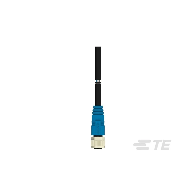 TE Connectivity Female 8 Way M12 to 8 Way Sensor Actuator Cable 30V Nylon Jacket 500mm T4151310008-001