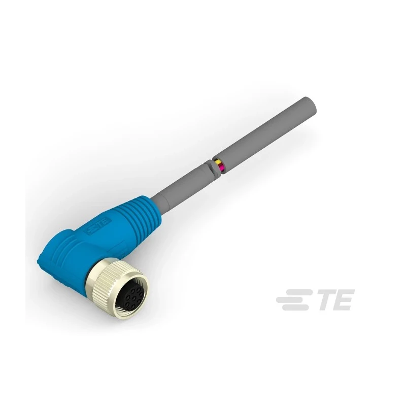 TE Connectivity Female 8 Way M12 to 8 Way Sensor Actuator Cable 500 mm T4161420008-001