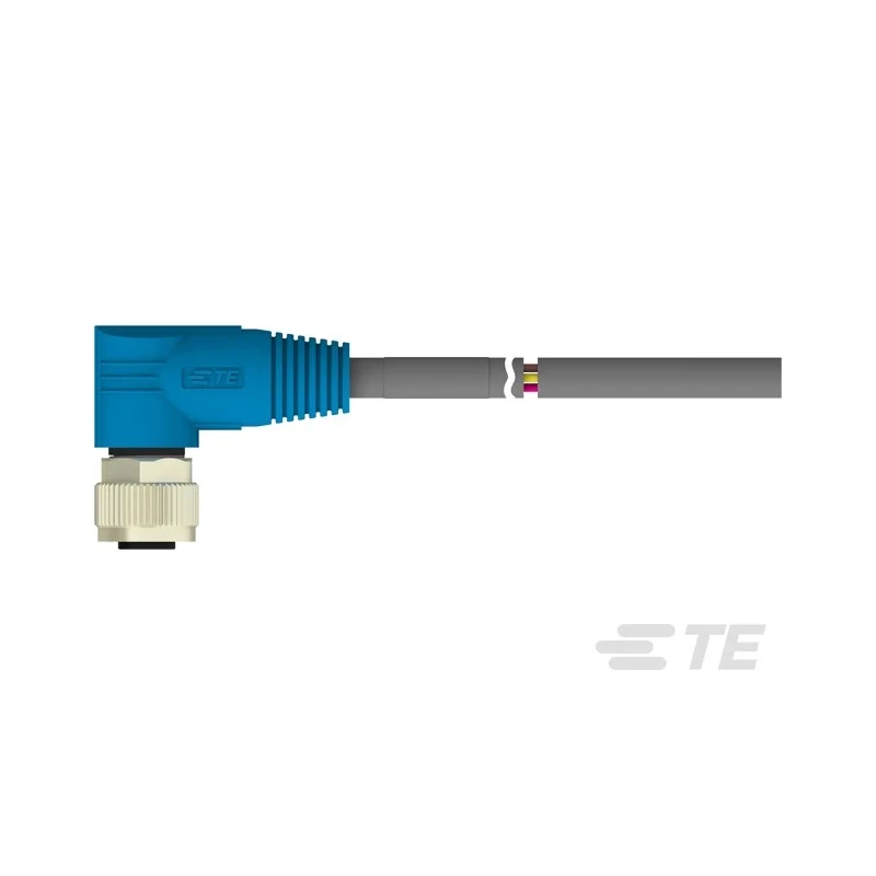 TE Connectivity Female 8 Way M12 to 8 Way Sensor Actuator Cable 500 mm T4161420008-001