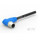 TE Connectivity Sensor Actuator Cable Male 8 Way M12 Connector, 5 m Length T4161210008-005