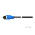 TE Connectivity Sensor Actuator Cable Male 8 Way M12 Connector, 5 m Length T4161210008-005