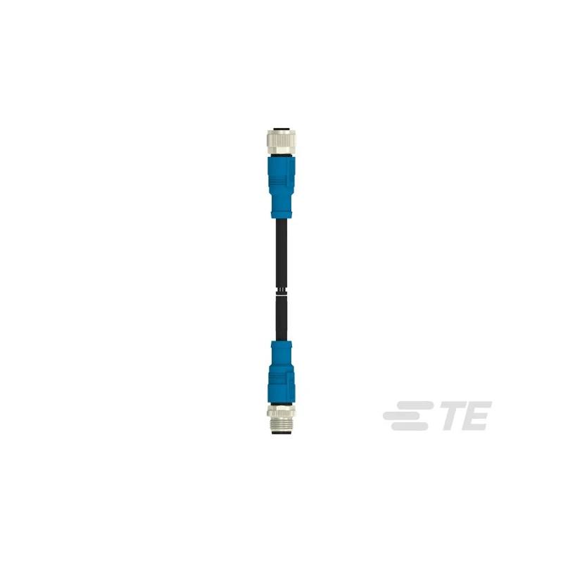 TE Connectivity Sensor Actuator Cable Female 5 Way M12 to Female 5 Way M12, 5000mm T4162113005-005