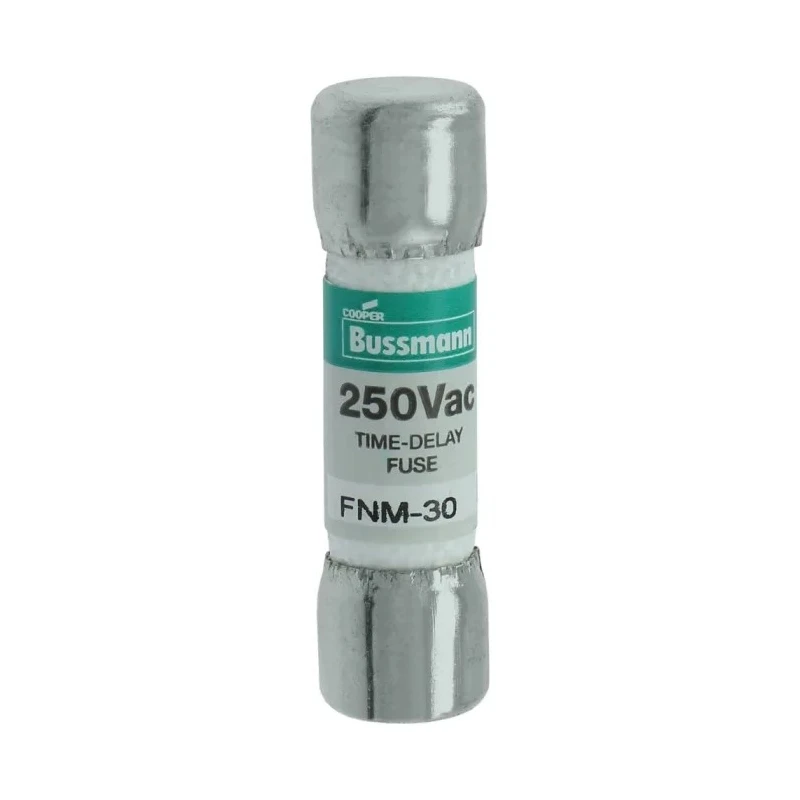Eaton 30A Time Delay Melamine Cartridge Fuse, 10 x 38 mm, 250V AC FNM-30