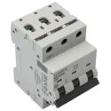 Europa 3-Pole Miniature Circuit Breaker Type C 40A 400V AC 10 kA Breaking Capacity EUC3P