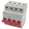 Europa 4-Pole DIN Rail Isolator Switch IP20, 125A, 15 kW