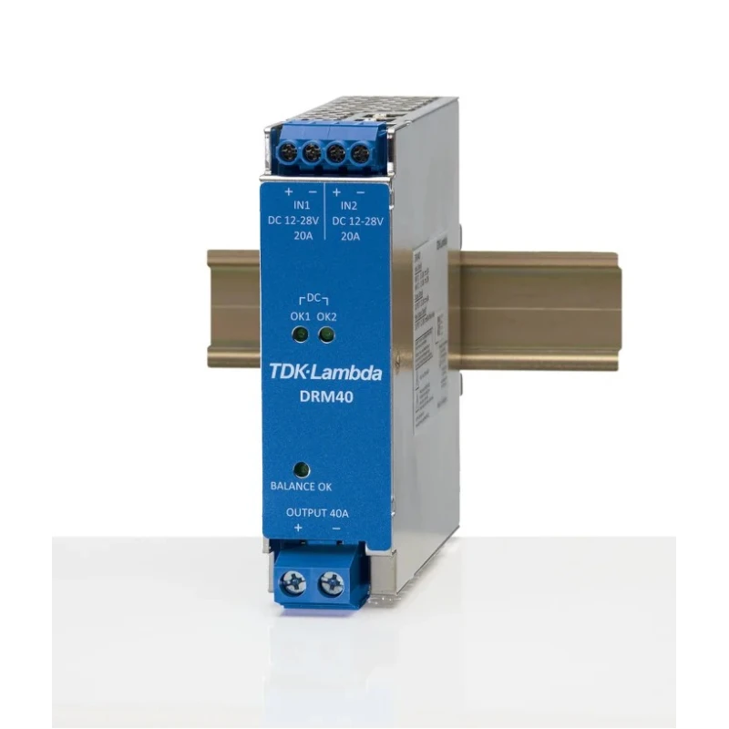 TDK-Lambda DIN Rail Mount Redundancy Module Transformer for EMC Filter EMI Filter Series DRM40 DRM40B