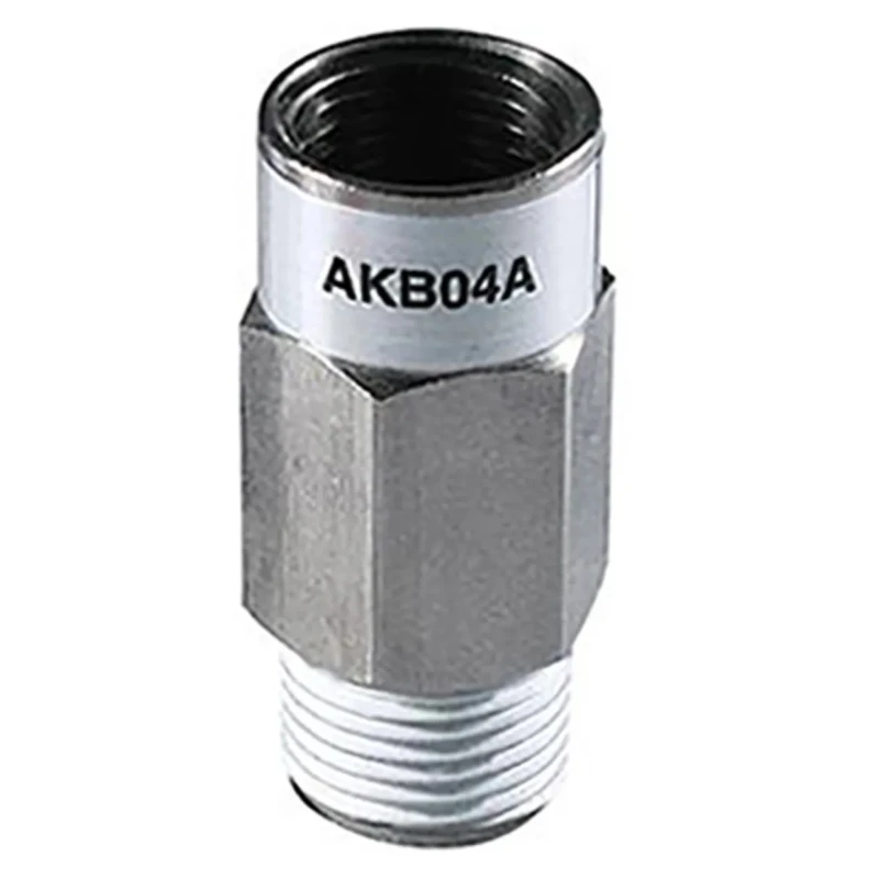 SMC Pneumatic Non-Return Valve Stainless Steel, Aluminium Alloy, Nitrile Butadiene Rubber, Brass, Polybutylene AKB01B-N01S