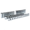 GearWrench 49-Piece 1/2 in 6 Point Socket Set Alloy Steel Chrome Finish 80700P