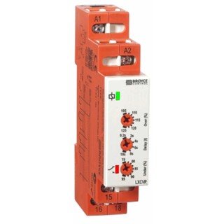 Broyce Control Monitoring Relay, 1 Phase, 110/240 V AC Monitor Range, SPDT Contact, DIN Rail Mount, 25 V AC Supply LXCVR 115V