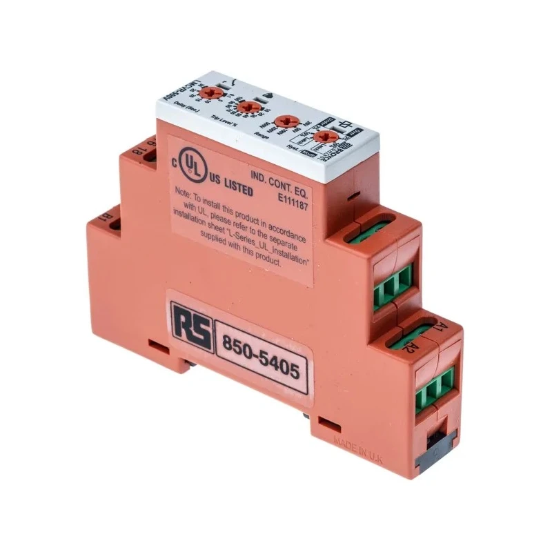 Broyce Control Monitoring Relay 3 Phase 2 to 500 V AC/DC Monitor Range SPDT DIN Rail Mount 230V AC LMCVR-500V 24-230VAC/DC