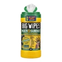 RS PRO Multi-Surface Pro Wet Biodegradable Wipes Tub 200 x 300 mm 80 Per Pack 2440
