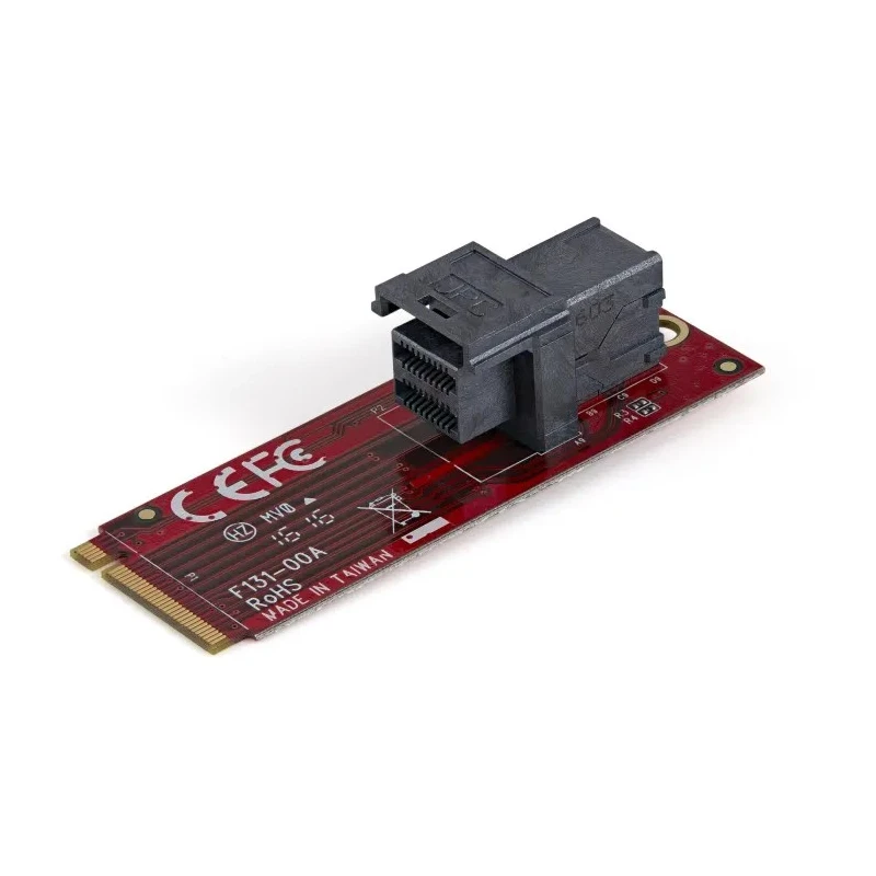 StarTech.com Host Adapter Card M.2 PCIe (x4 PCIe) Interface Type U2 Supported Form Factor 63 x 21 x 15 mm M2E4SFF8643