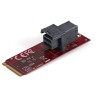 StarTech.com Host Adapter Card M.2 PCIe (x4 PCIe) Interface Type U2 Supported Form Factor 63 x 21 x 15 mm M2E4SFF8643
